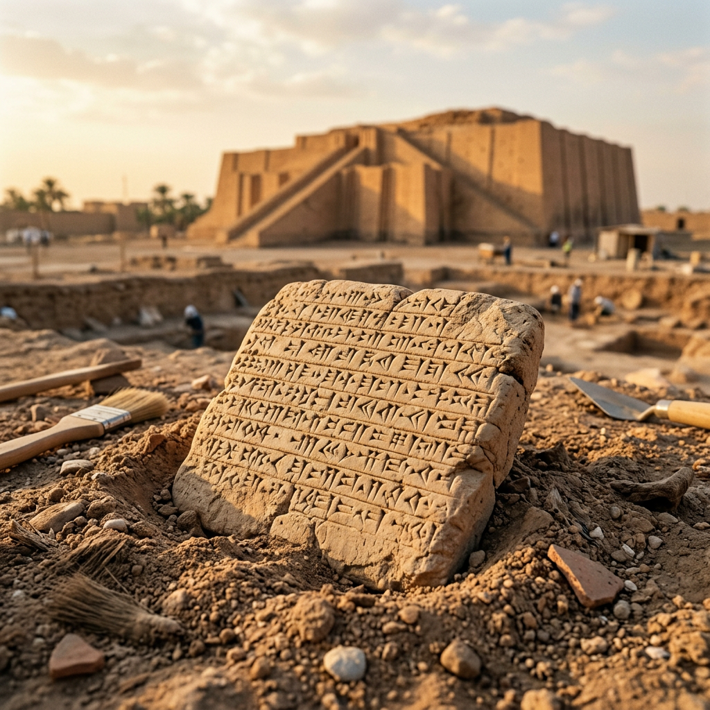 Cuneiform Ledger of the 'High Steward of Wetland Fowling' Uncovered in Ancient Ur Details Seasonal Migratory Quotas