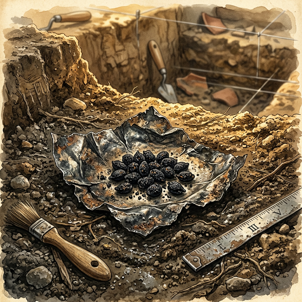 2,500-Year-Old 'Silver-Pressed' Apple Seeds in Almaty Reveal Roots of Ancient Silk Road Fruit Festivals