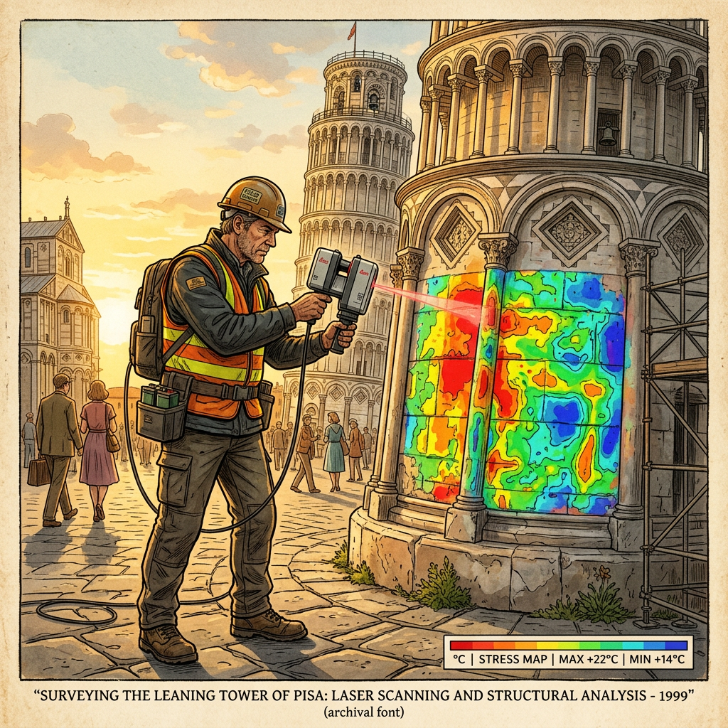 Breakthrough Heritage Tech: 'Graphene-Nano-Sensors' Deployed to Monitor Structural Fatigue in the Leaning Tower of Pisa