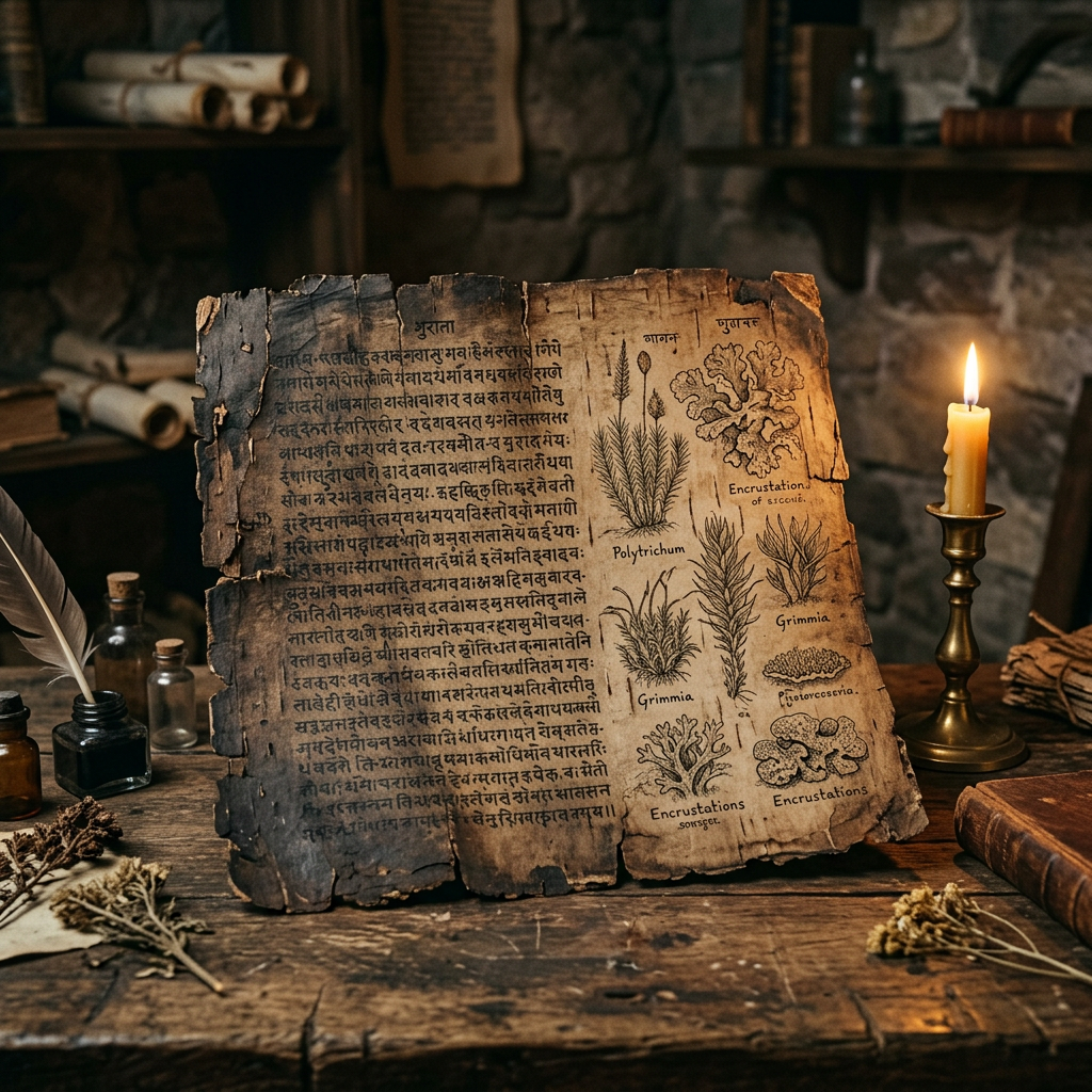 AI-Driven Decipherment of 8th-Century 'Sharada' Script Fragments Unveils Lost Sanskrit Treatises on the Systematic Classification of Riparian Bryophytes for Water Purification