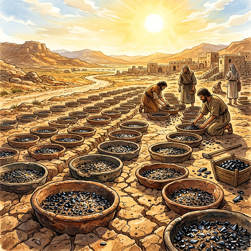 Discovery of 'Obsidian-Studded' Salt-Pans in Texcoco Reveals 1,500-Year-Old Roots of 'Festival of the White Brine'