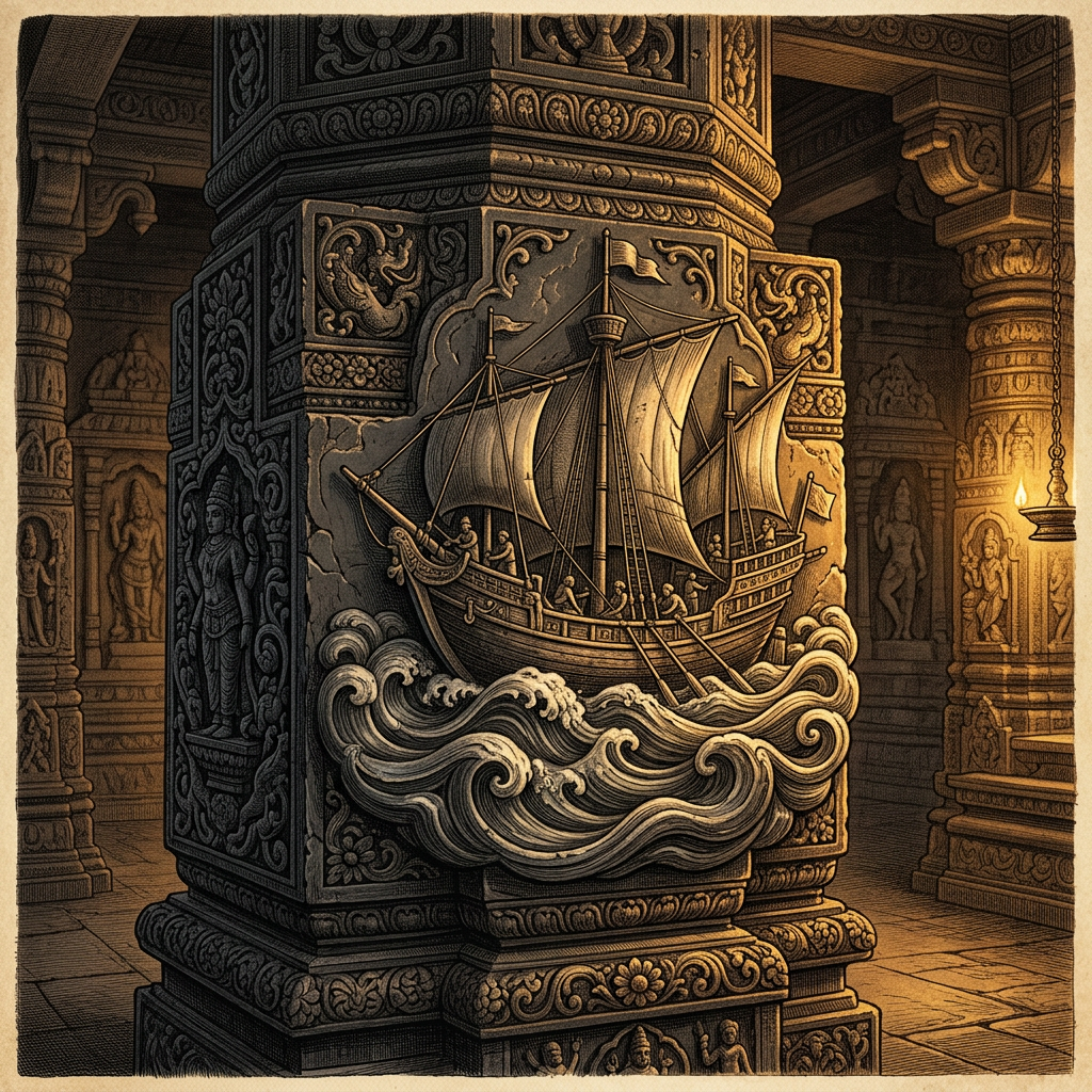 Restoration of 10th-Century 'Kadamba-Style' Temple in Goa Reveals Hidden 'Navaranga' Pillars with Maritime Motifs