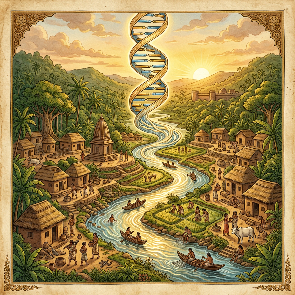 Genomic History of the 'Mahanadi Basin' Reveals Early Neolithic Genetic Adaptation to Tropical Parasitic Pathogens