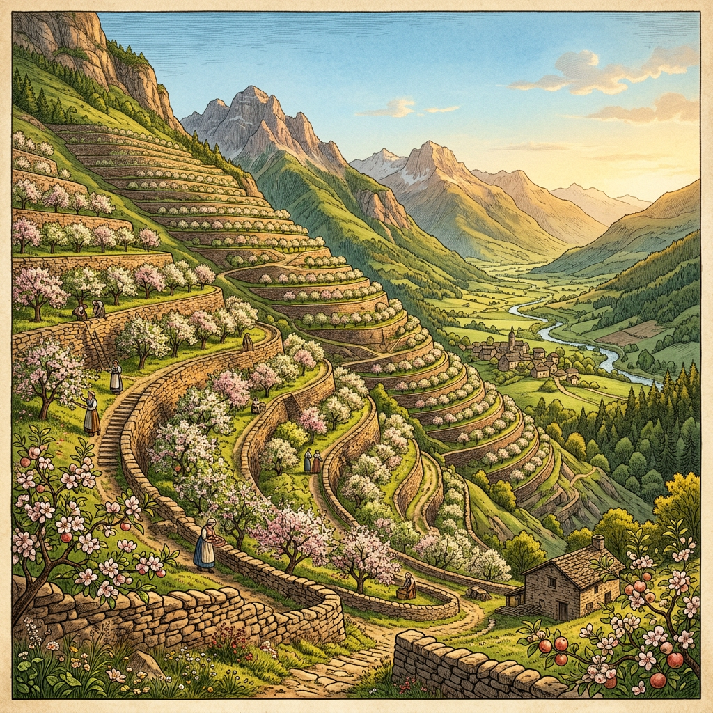 UNESCO Inscribes the 'Traditional High-Altitude Terraced Apple-Orchards of the Almaty Region' to World Heritage List