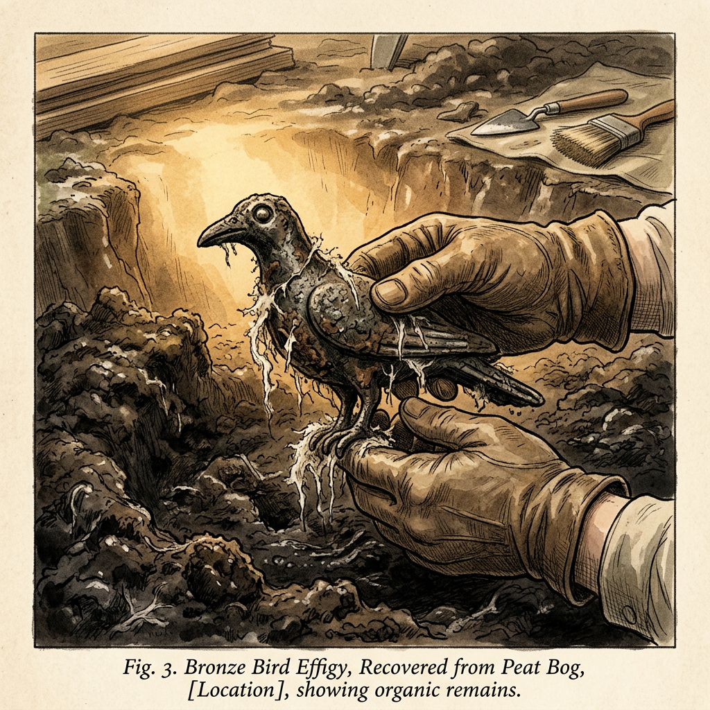 Rare Iron Age 'Swan-Feather' Ritual Standard Discovered in Norfolk Bog Linked to Early British May Day Origins