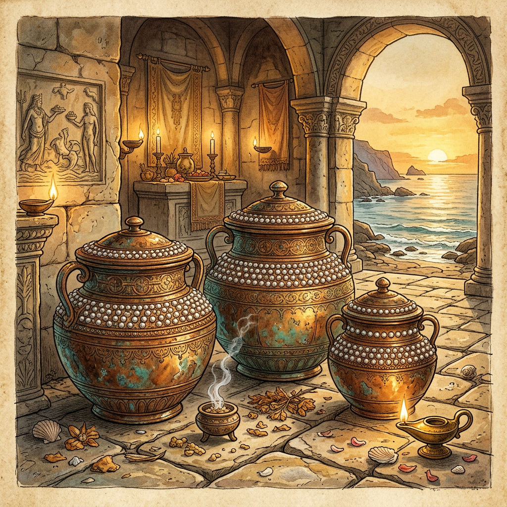 Restoration of 12th-Century 'Later-Pandya' Maritime Temple in Coastal Thoothukudi Uncovers Hidden 'Pearl-Embedded' Ritual Vessels