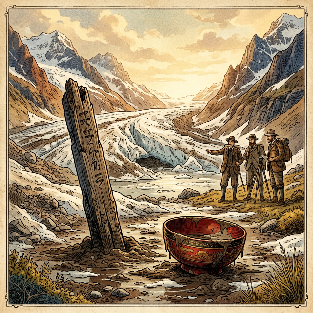 Climate Archaeology: Receding Glaciers in the Japanese Alps Reveal 1,500-Year-Old 'Kofun-Period' High-Altitude Waystations