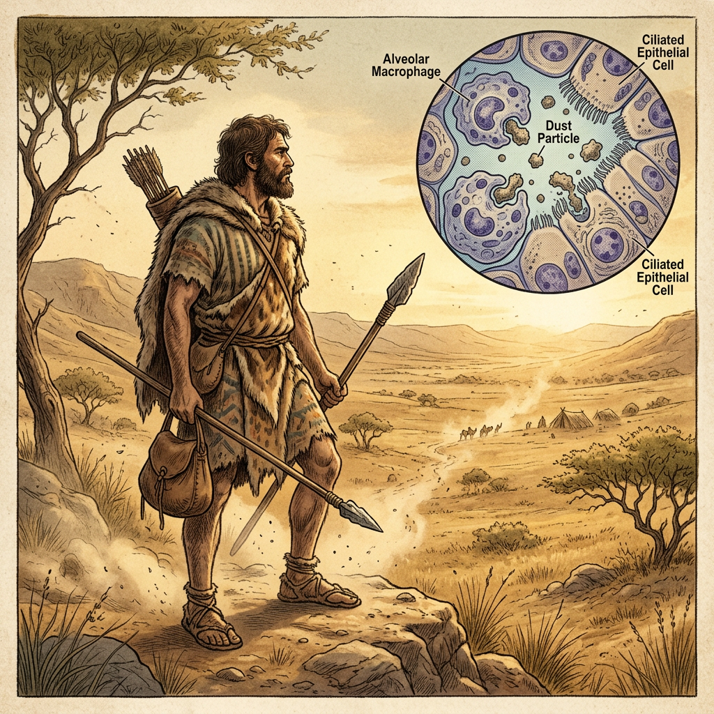 Genomic Analysis of 12,000-Year-Old 'Malwa' Remains Identifies Earliest Genetic Adaptation to High-Silica Particulate Exposure