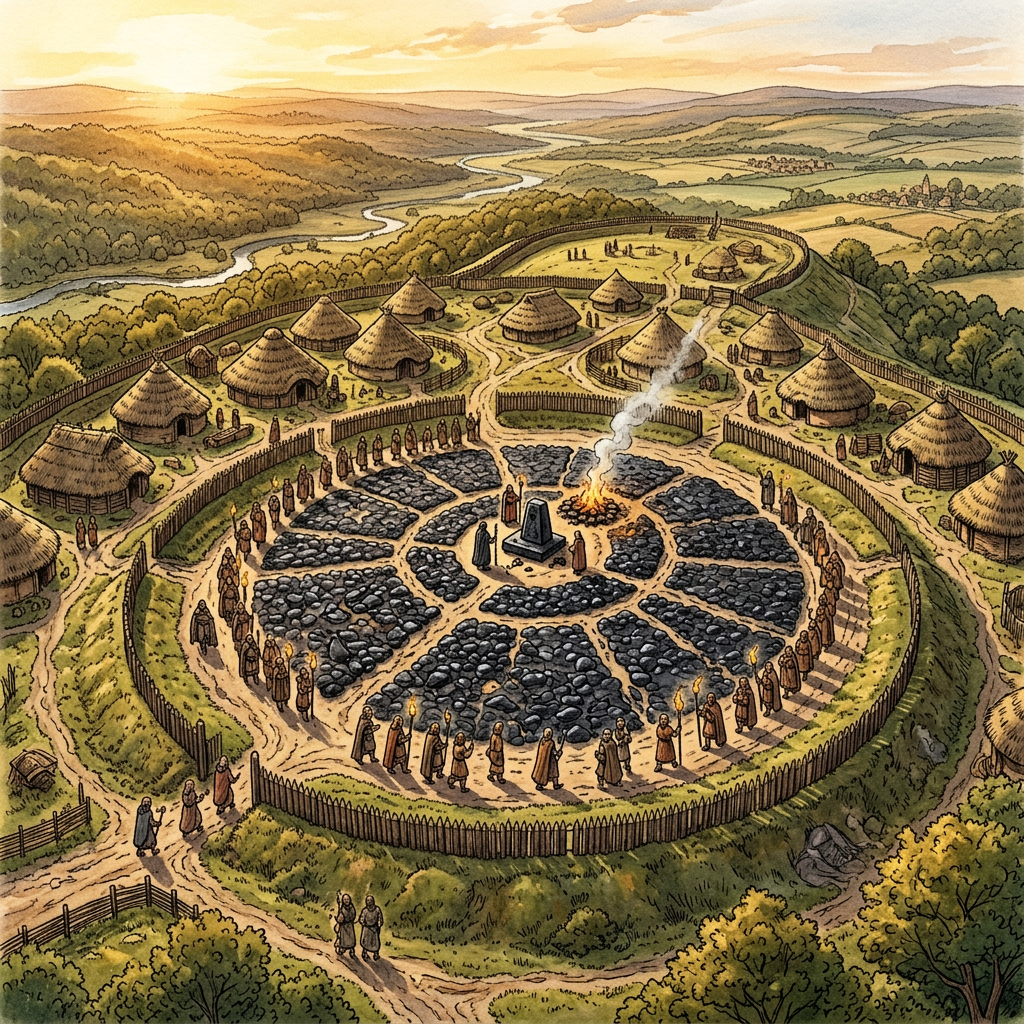 2,300-Year-Old 'Slag-Paved' Ceremonial Plazas Uncovered in the West Midlands Reveal Logistics of the 'Festival of the Molten Hearth'