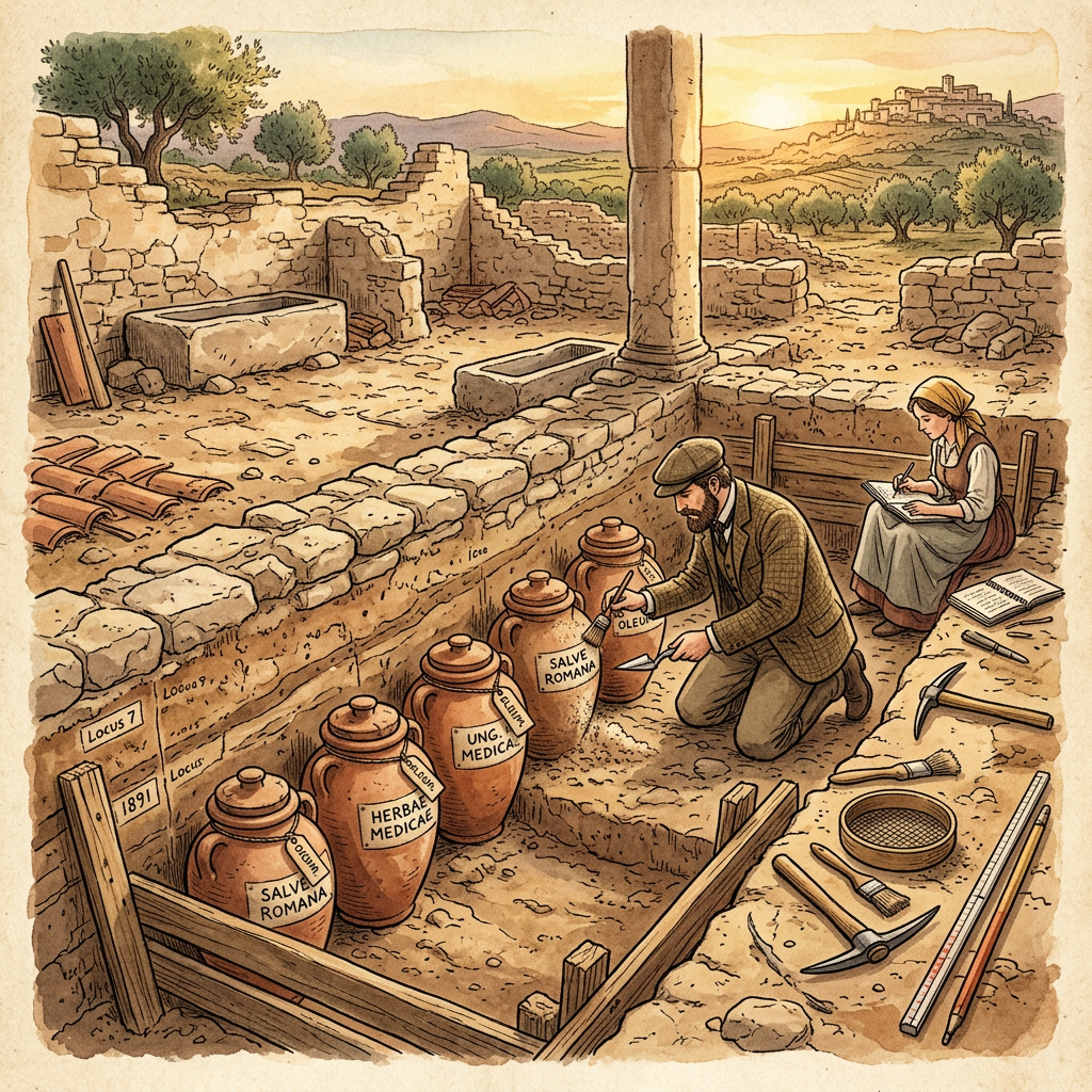 2nd-Century Roman 'Empire-Wide Postal-Horse Veterinary Depot' and Intact Medicinal Ointment Jars Uncovered in Spain