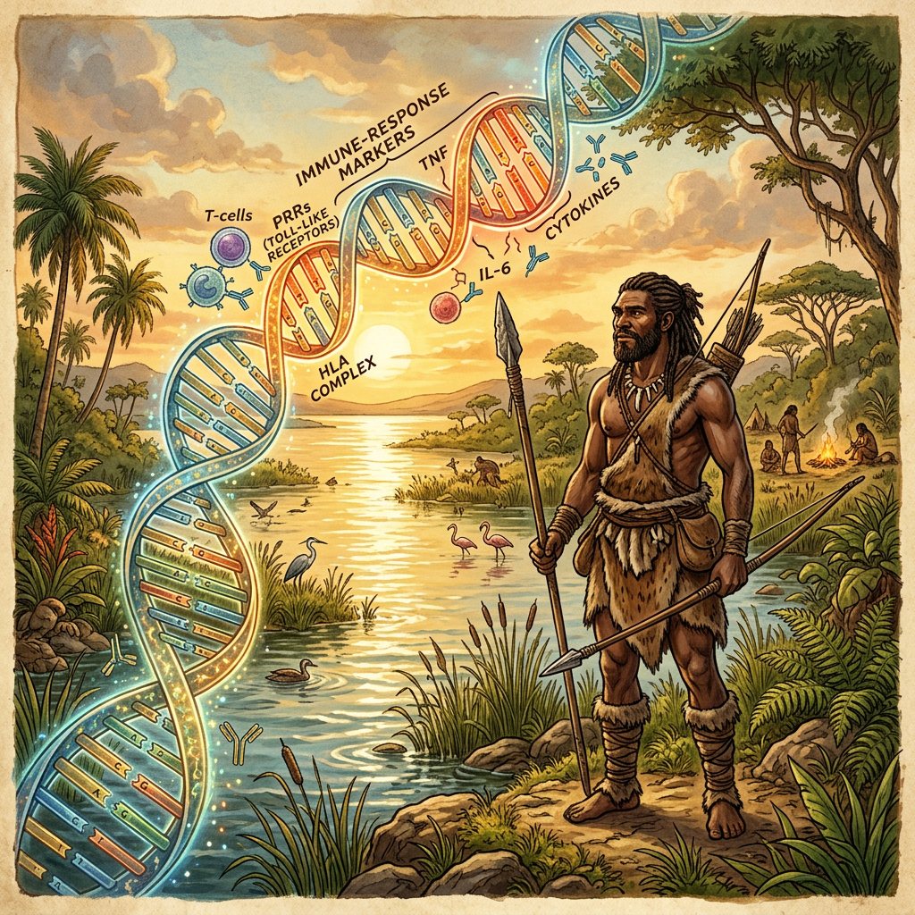 Genomic Study of 11,000-Year-Old 'Lake Turkana' Remains Identifies Earliest Genetic Selection for Resistance to Endemic Arboviral Tick-Borne Pathogens