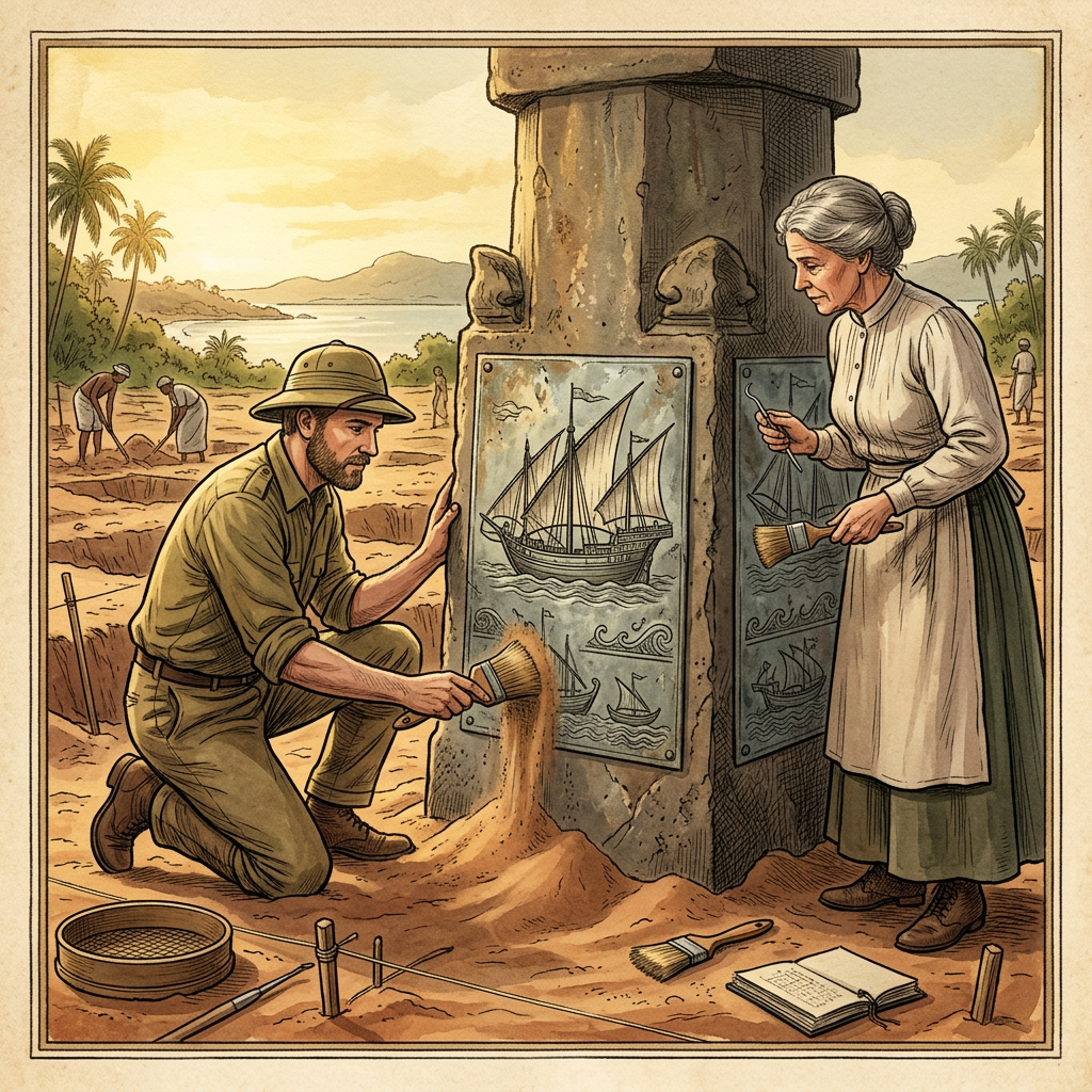 Significant 11th-Century 'Imperial Chola' Victory Temple with Rare 'Zinc-Alloy' Maritime Charters Discovered in Sri Lanka’s Trincomalee