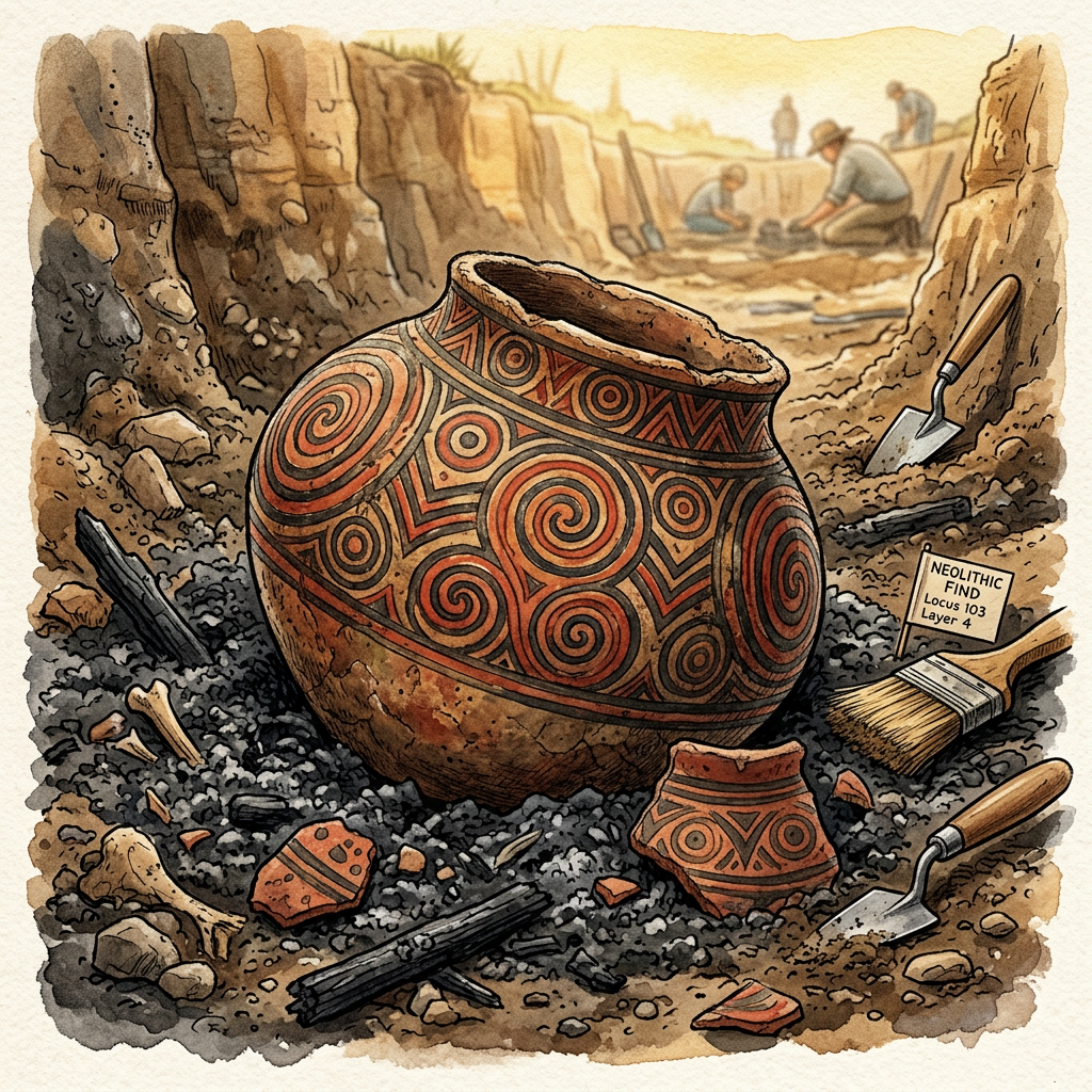 6,000-Year-Old 'Spiral-Painted' Ritual Vessels Found in Ukraine Reveal Roots of Cucuteni-Trypillia 'Fire-Cleansing' Festivals