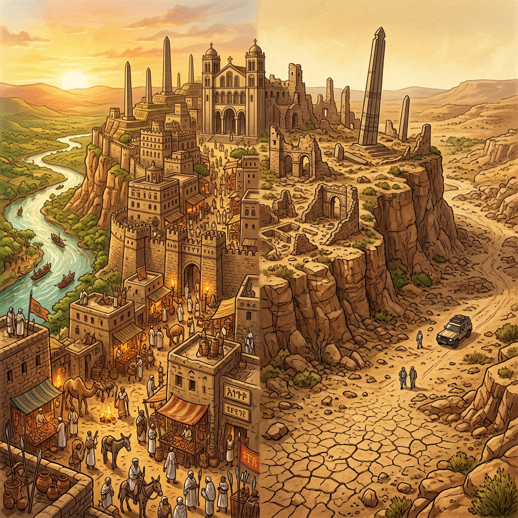 Climate Archaeology: New Study of Sedimentary Cores Links the Fall of the 'Aksumite Empire' to Shifting Indian Ocean Monsoons