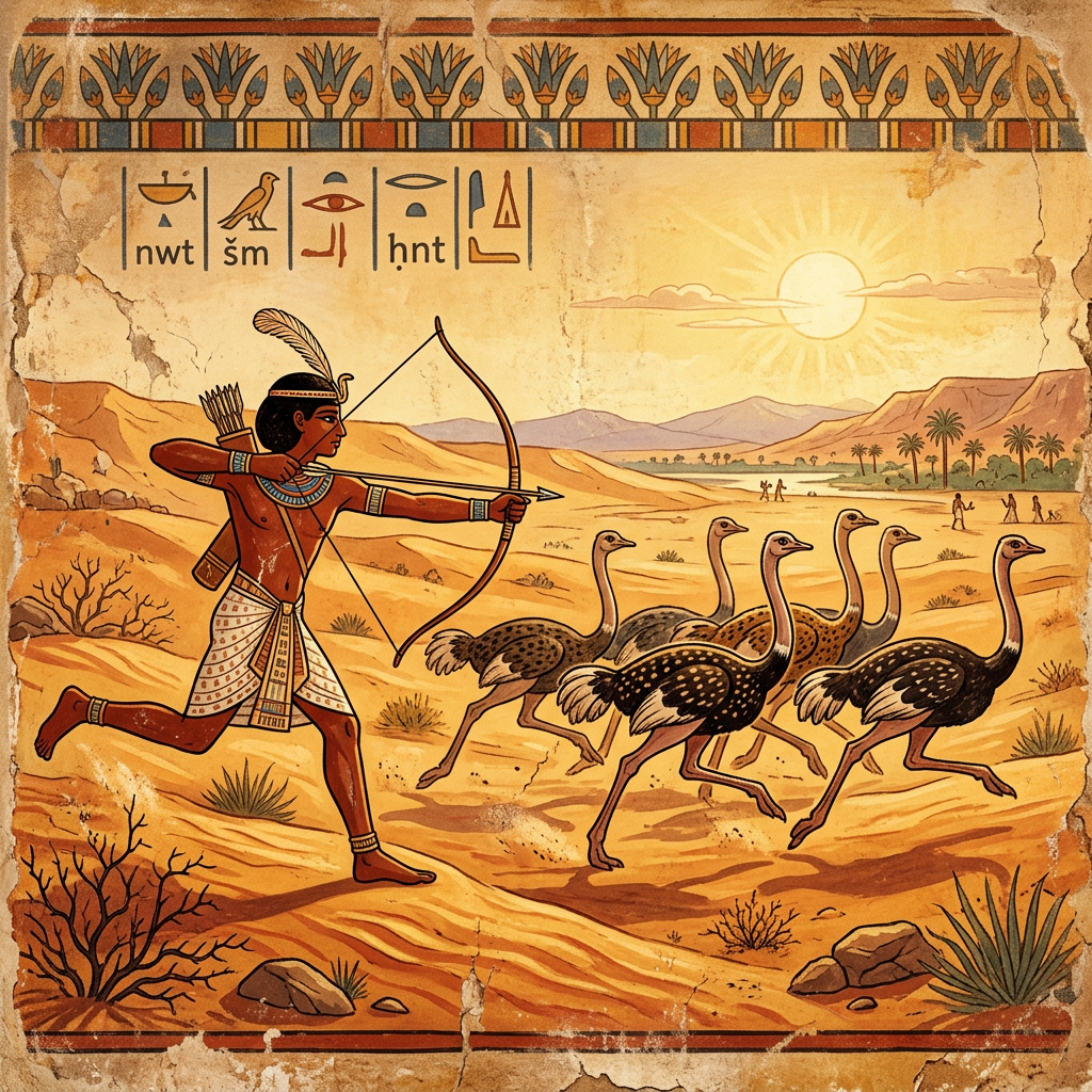 Pristine 18th-Dynasty 'Royal Ostrich-Hunter's Tomb' Discovered in Luxor with Intact Feathered Headdresses