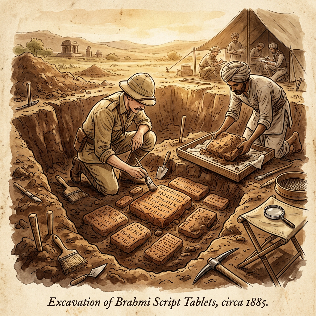 Discovery of 4th-Century BCE 'Samskara-Vada' Clay Tablets in Kurukshetra on the Logic of Latent Impressions