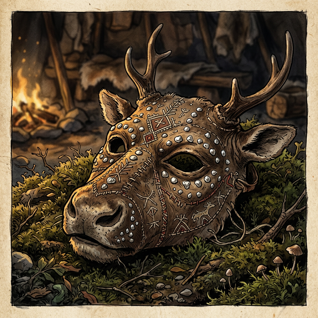 3,000-Year-Old "Silver-Studded" Reindeer Masks Discovered in the Yamal Peninsula Reveal Roots of Ancient "Polar-Night Departure" Festivals