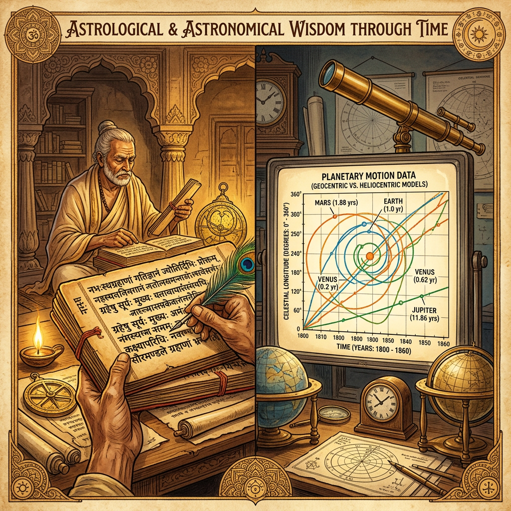 Computational Study of 10th-Century 'Vakya' Manuscripts Reveals Early Indian Protocols for Discrete-Time Series Analysis in Astronomy