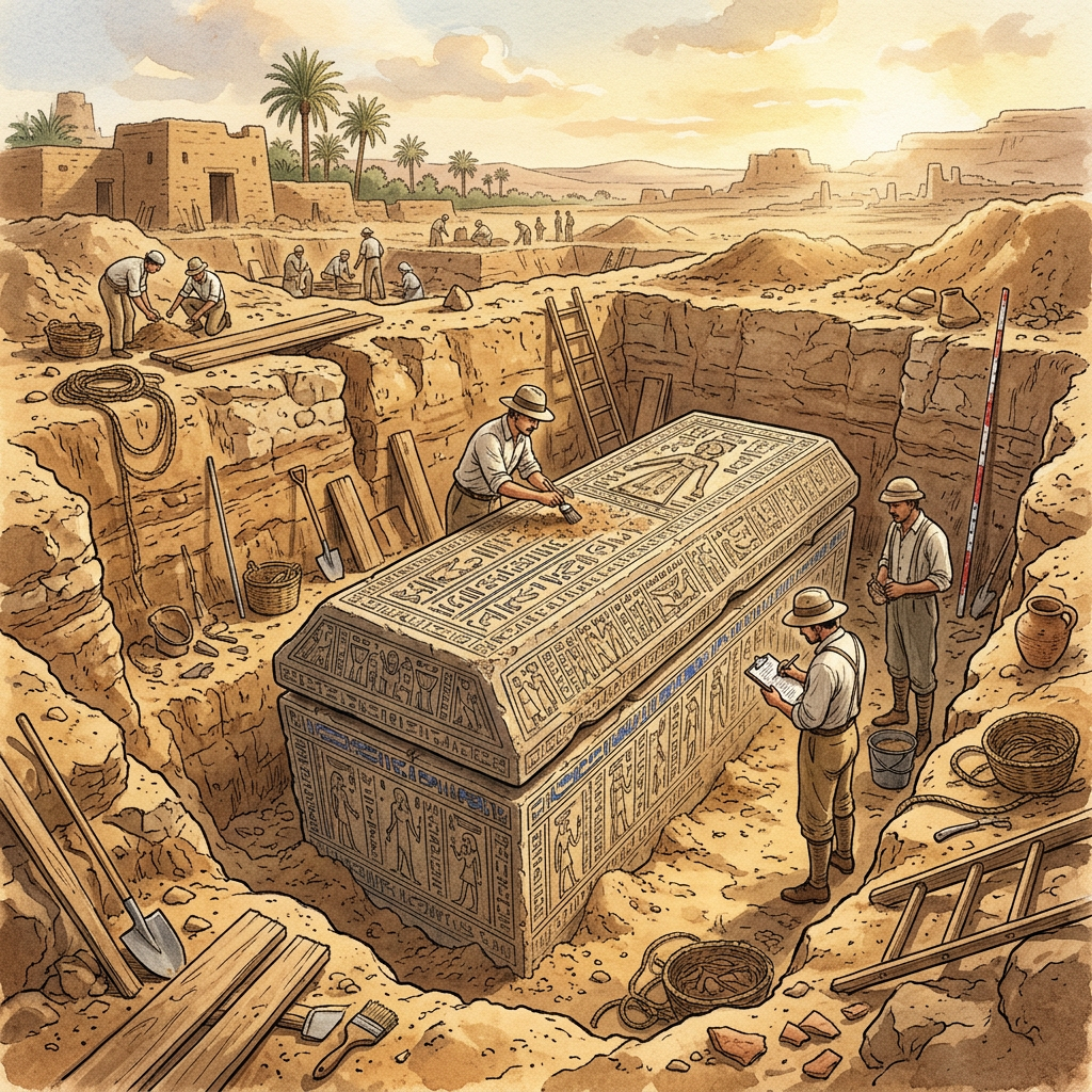 Archaeologists Uncover 4,500-Year-Old 'Elite Harappan Cemetery' with Rare Steatite Sarcophagi in the Rann of Kutch