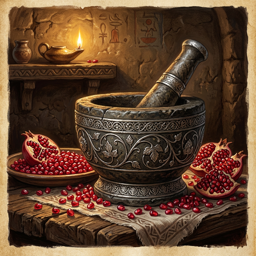 Discovery of ‘Silver-Inlaid Pomegranate Grinders’ in Ancient Sogdiana Points to 2,500-Year-Old Roots of the ‘Festival of the Red Fruit’