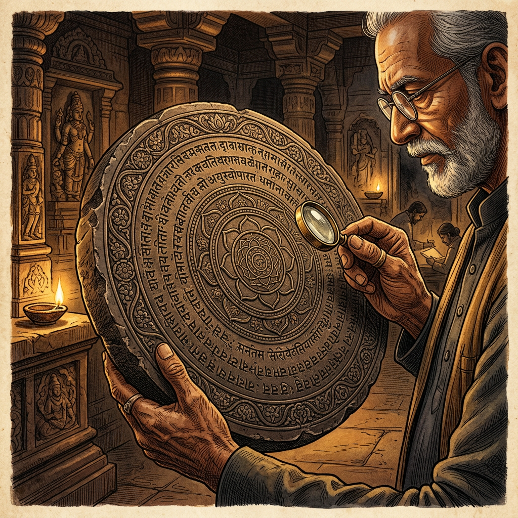 Restoration of 12th-Century 'Kalachuri' Era Shiva Temple in Chhattisgarh Reveals Hidden 'Stone-Carved Astrolabe' for Vedic Timekeeping