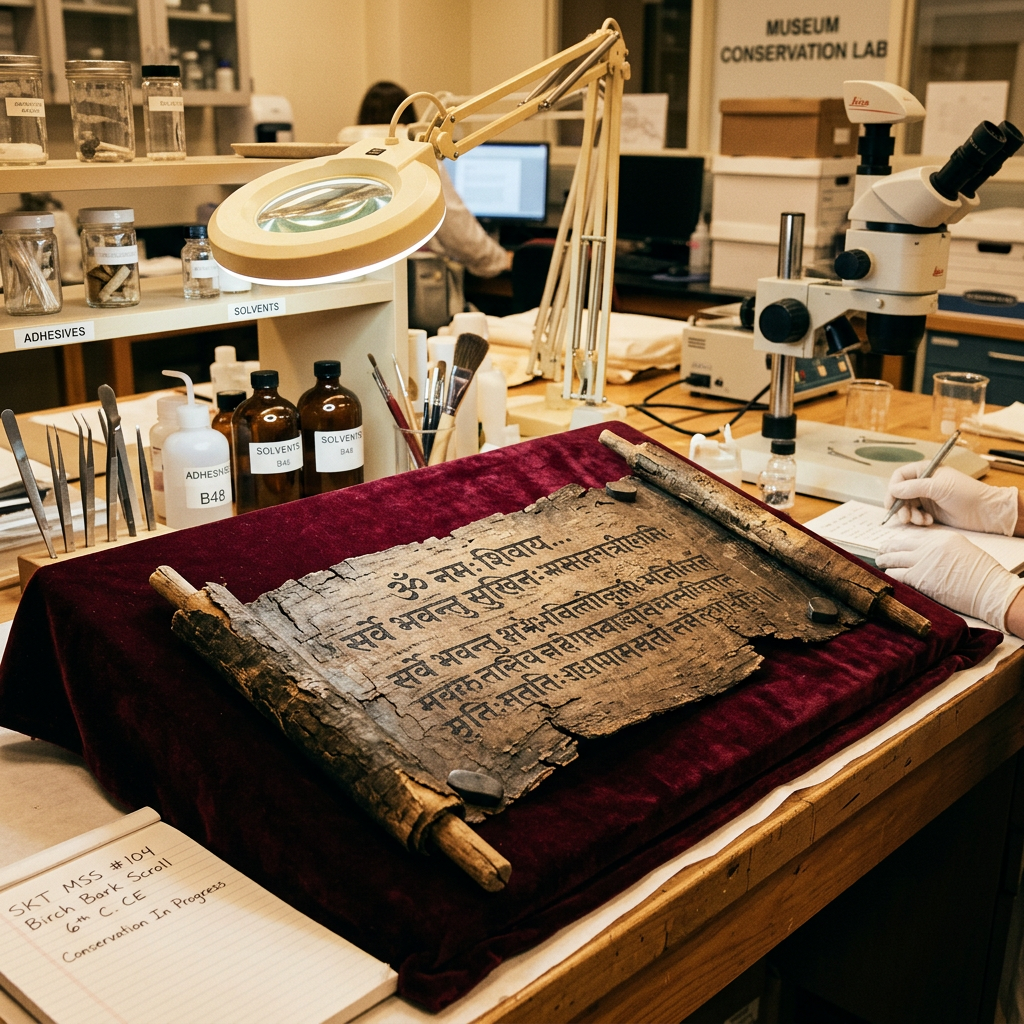 11th-Century 'Prana-Sakti' Scroll Found in Tripura Reveals Ancient Vedic Philosophy of Vital Resilience