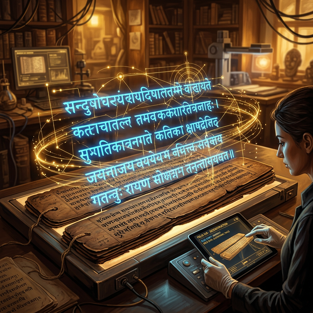 AI-Driven Decipherment of 7th-Century 'Kutila' Script Fragments Unveils Lost Sanskrit Treatises on the Physics of Torsional Elasticity