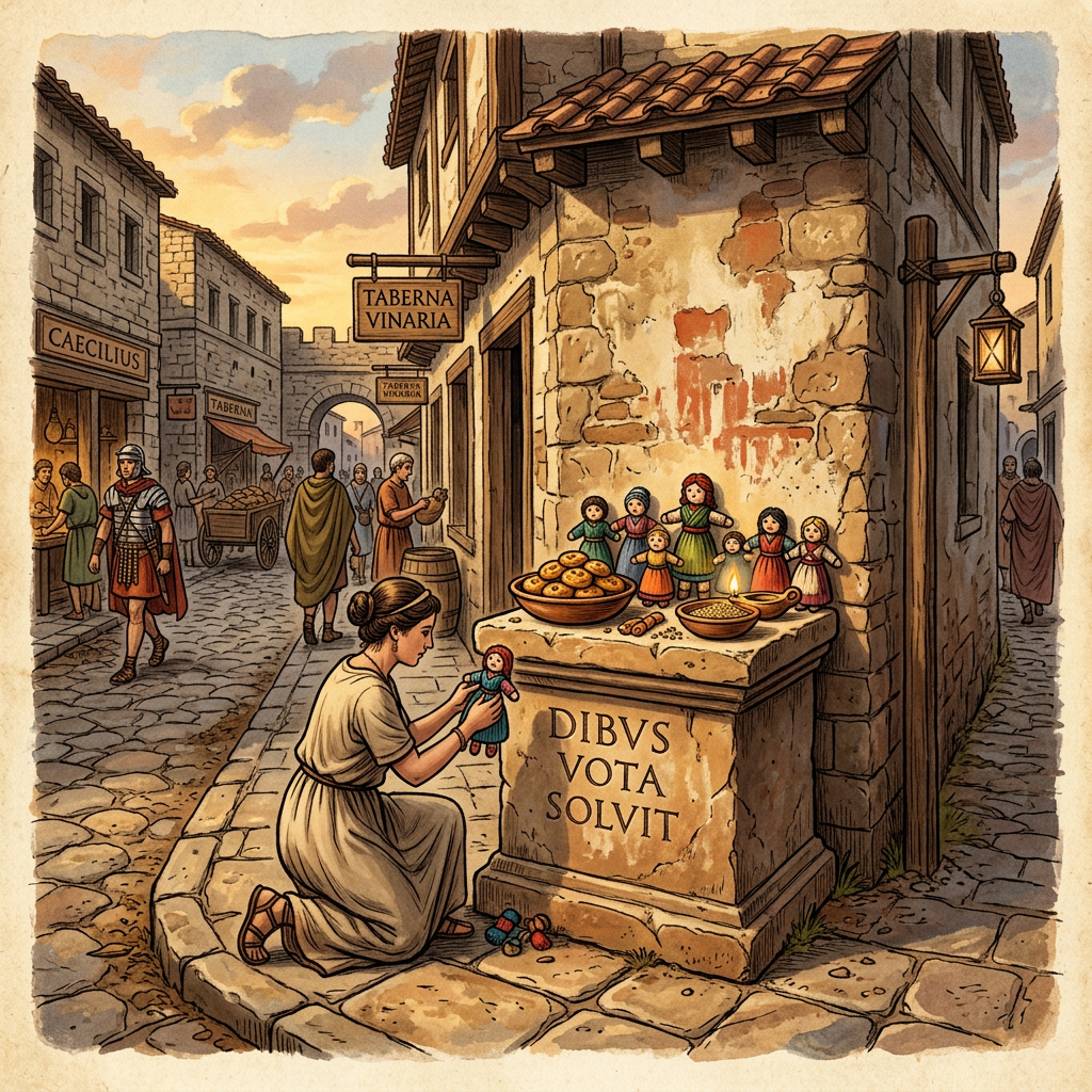 Rare Shrine to the 'Lares Compitales' Found Near Hadrian’s Wall Reveals Roman Frontier Neighborhood Festivals