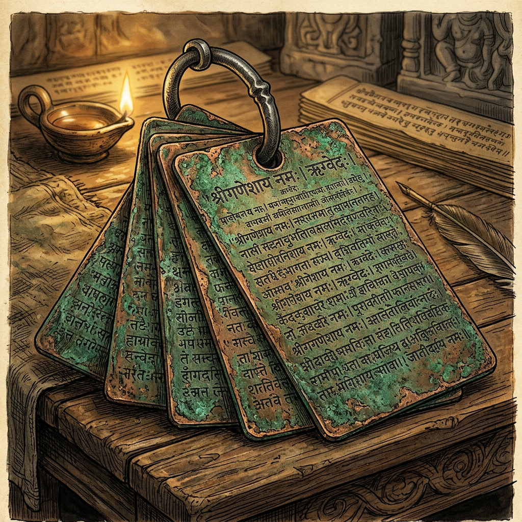 Discovery of 7th-Century 'Prana-Darshana' Copper Plates in the Deccan Details the 'Ethics of Vital Reciprocity'