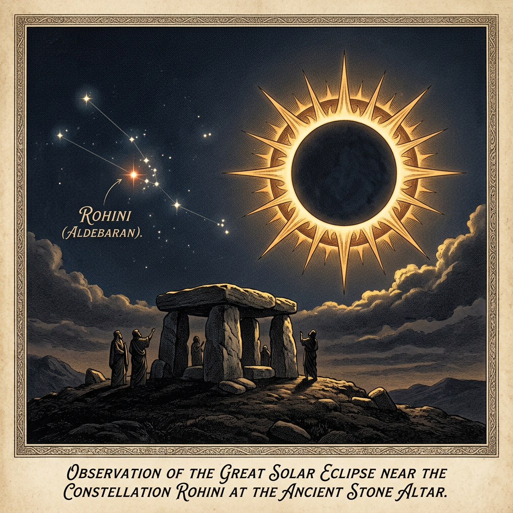 New Research Correlates 3rd Millennium BCE 'Yajurvedic' Star Patterns to a Rare Solar Eclipse Sequence in the Constellation of Rohini