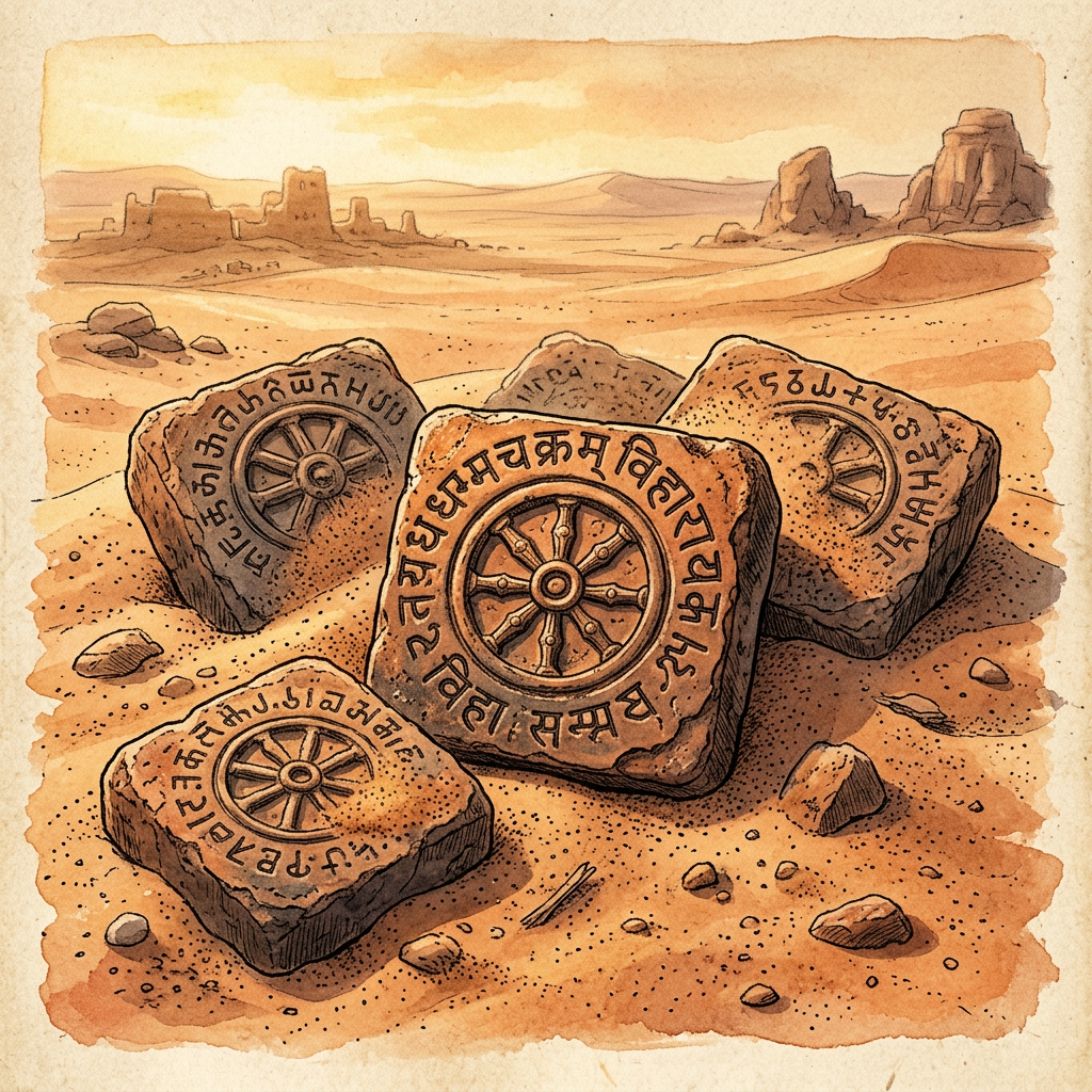 5th-Century BCE 'Rta-Chakra' Clay Seals Found in the Luni River Basin Detail the 'Philosophy of Cyclic Reciprocity'