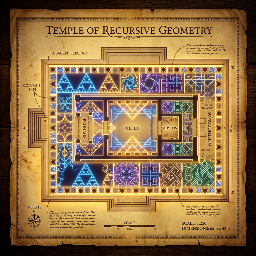 Mathematical Modeling of 8th-Century Kashmiri 'Yantra' Architecture Reveals Sophisticated Fractal Scaling