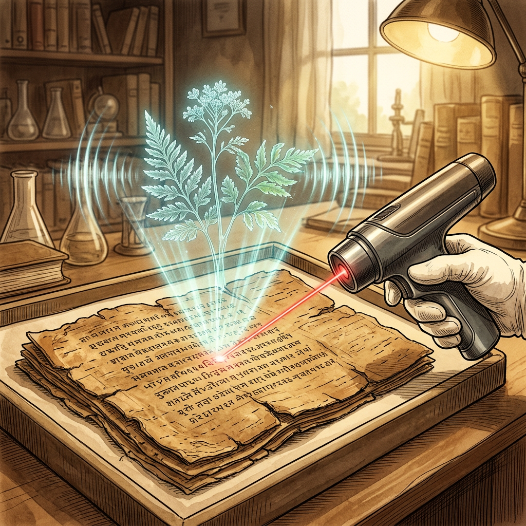 AI-Driven Decipherment of 7th-Century 'Sharada' Script Fragments from the Gilgit Cache Unveils Lost Sanskrit Treatises on Ancient Indian Theoretical Plant-Acoustics