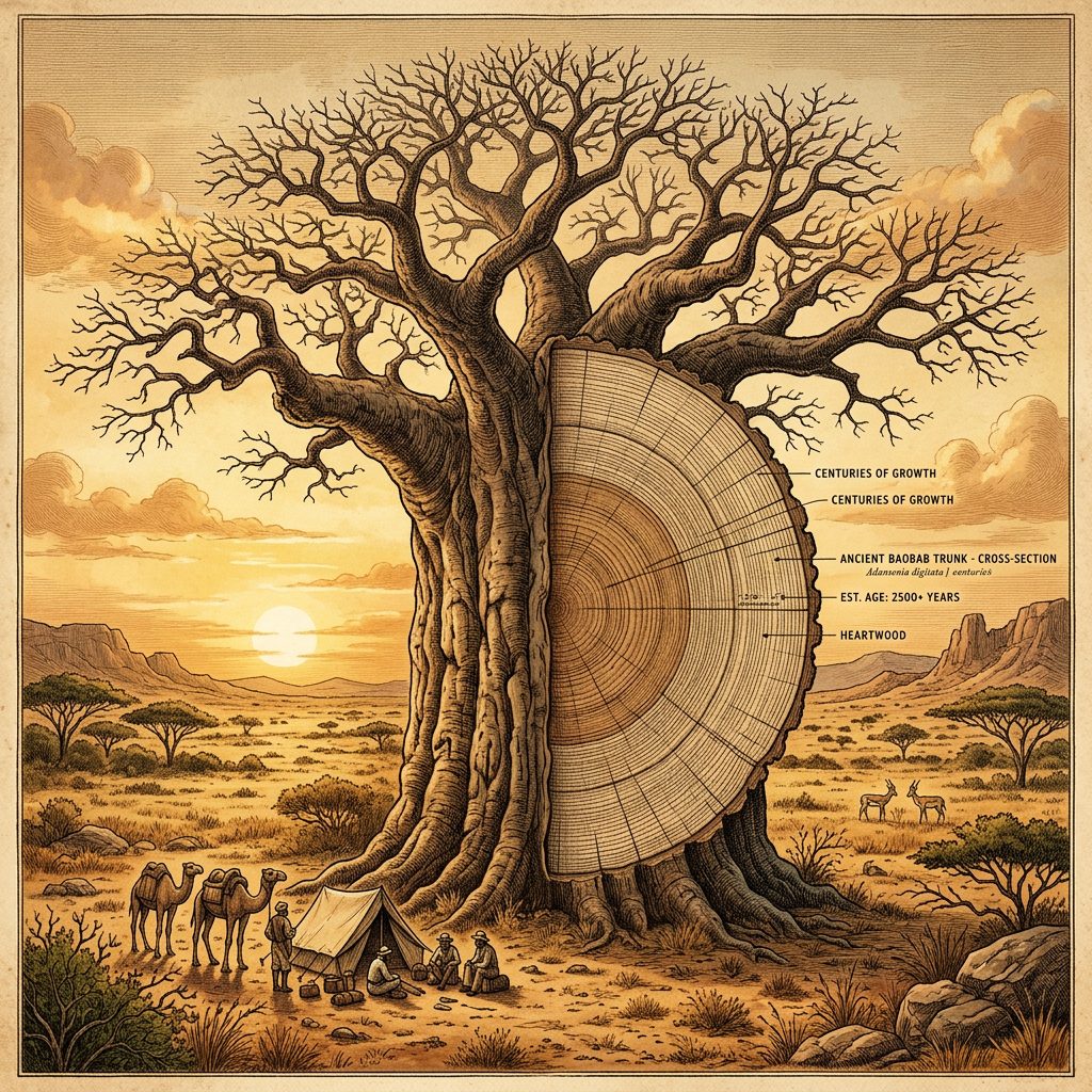 Climate Archaeology: Tree-Ring Analysis of Ancient Baobabs Uncovers 1,500-Year-Old 'Drought-Resistant' Agroforestry Systems in the Limpopo Valley