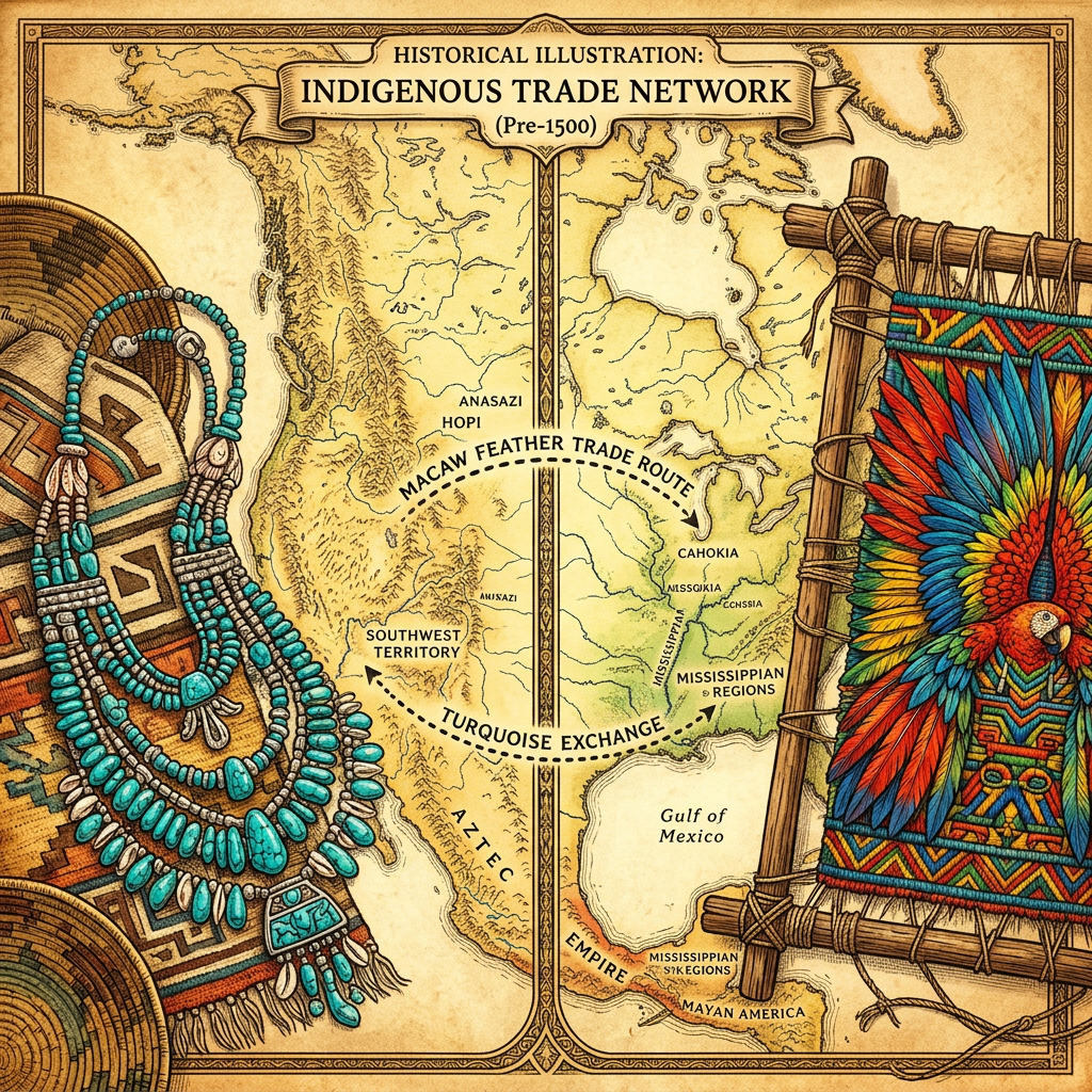 The 'Turquoise and Tapestry' Road: Genomic Analysis Maps 1,200-Year-Old Trade Between the Ancestral Puebloans and the Toltec Empire
