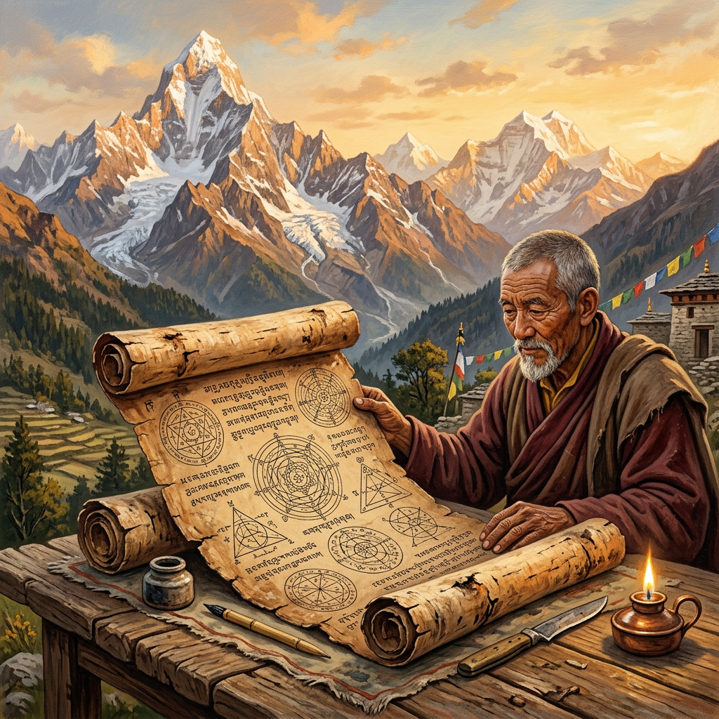 Discovery of 9th-Century 'Samvit-Spandana-Kaustubha' Scroll in a Hidden Spiti Valley Hermitage Explores the Metaphysics of Rhythmic Consciousness