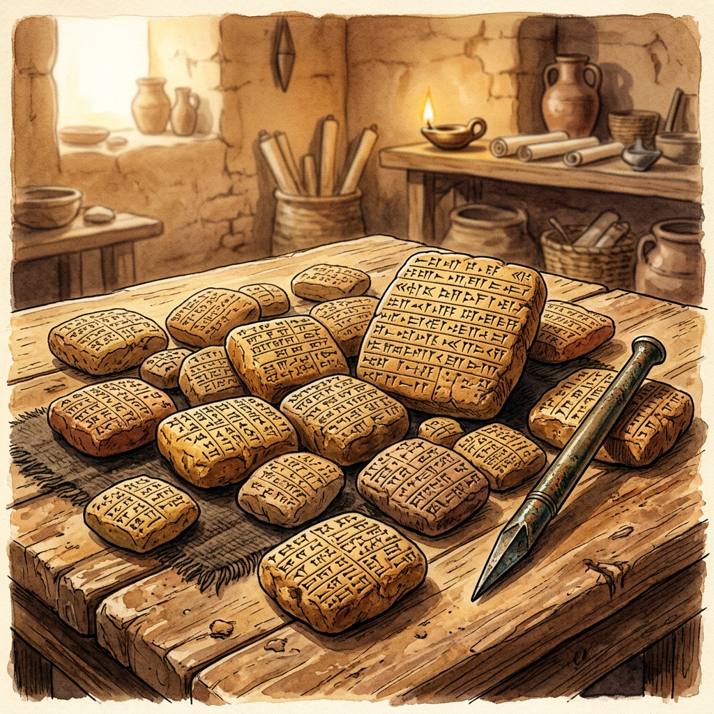 4,000-Year-Old 'Sumerian Master of the Royal Scribes’ Pen-Makers' Archive and Cuneiform Reed-Selection Manuals Uncovered in Ancient Ur