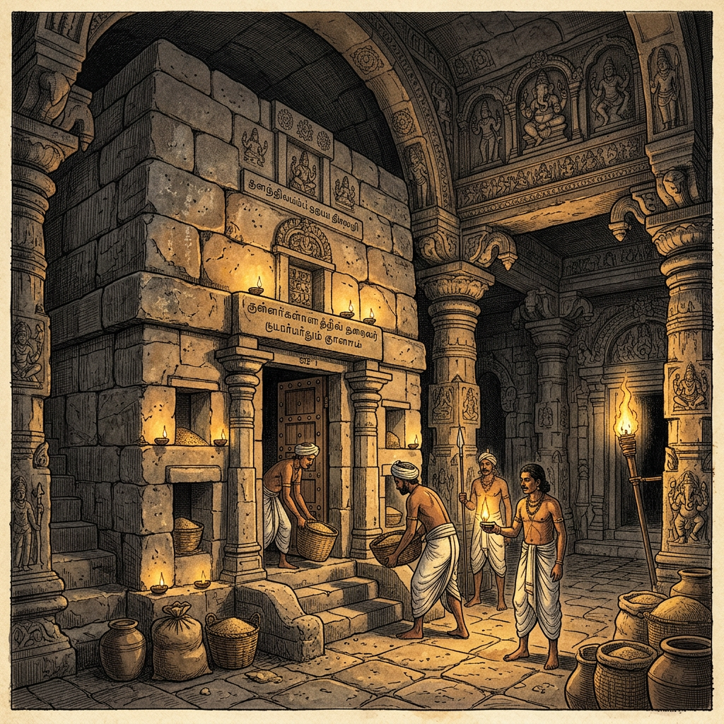 Restoration of 12th-Century Later-Chola Temple in Dharmapuri Reveals Hidden Underground Granite Granary