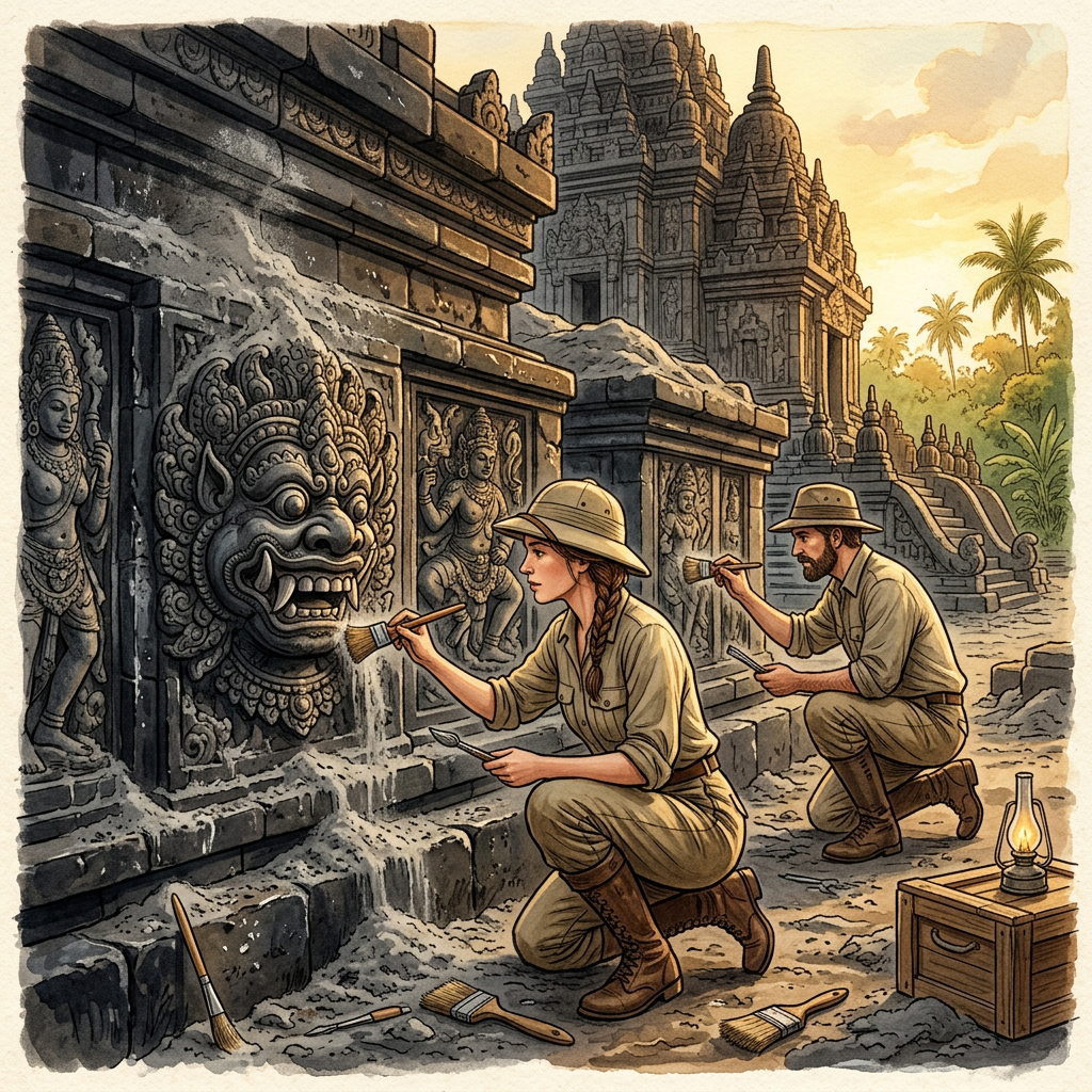 Significant 8th-Century 'Mataram' Dynasty Hindu Temple Ruins Found in Central Java’s Wonosobo Highlands