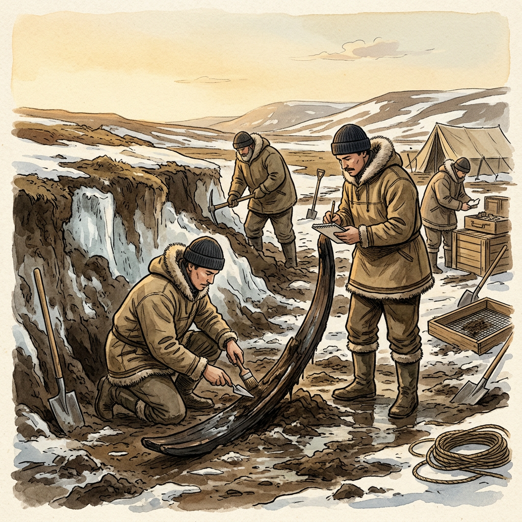 Isotopic Analysis of 8,000-Year-Old Arctic Sledges Redraws Early Human Migration Patterns During the '8.2ka Event'