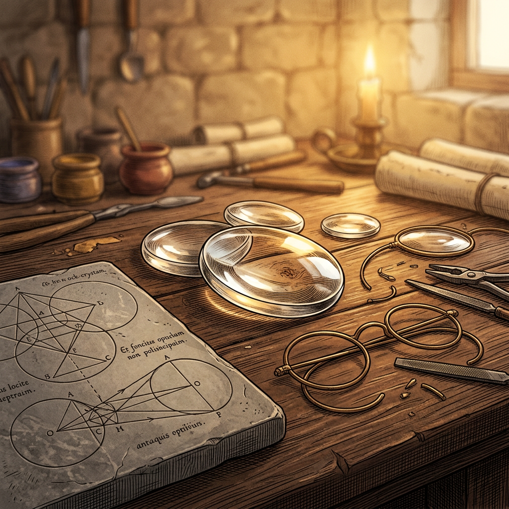 Pristine 1st-Century Roman 'Optician’s Atelier' Uncovered in Arles with Intact Rock-Crystal Lenses and Frame Prototypes