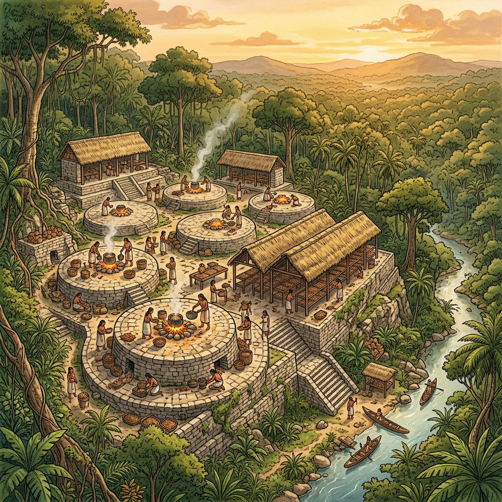 1,400-Year-Old 'Maya Copal-Resin Industrial Zone' and Ritual Incense Vaults Identified in the Petén Jungle