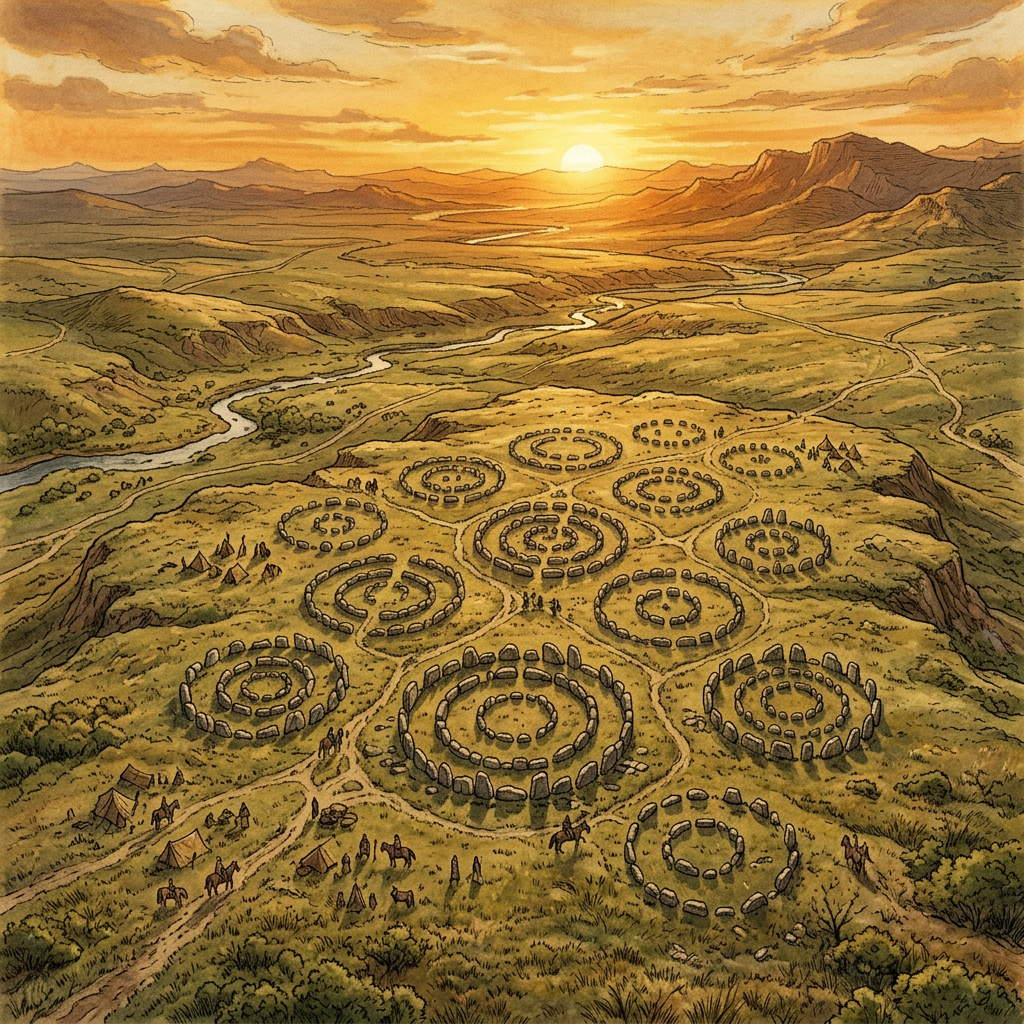 Neolithic 'Celestial Observatory' and Carved Stone Orbs Identified in Inner Mongolia via AI Satellite Survey