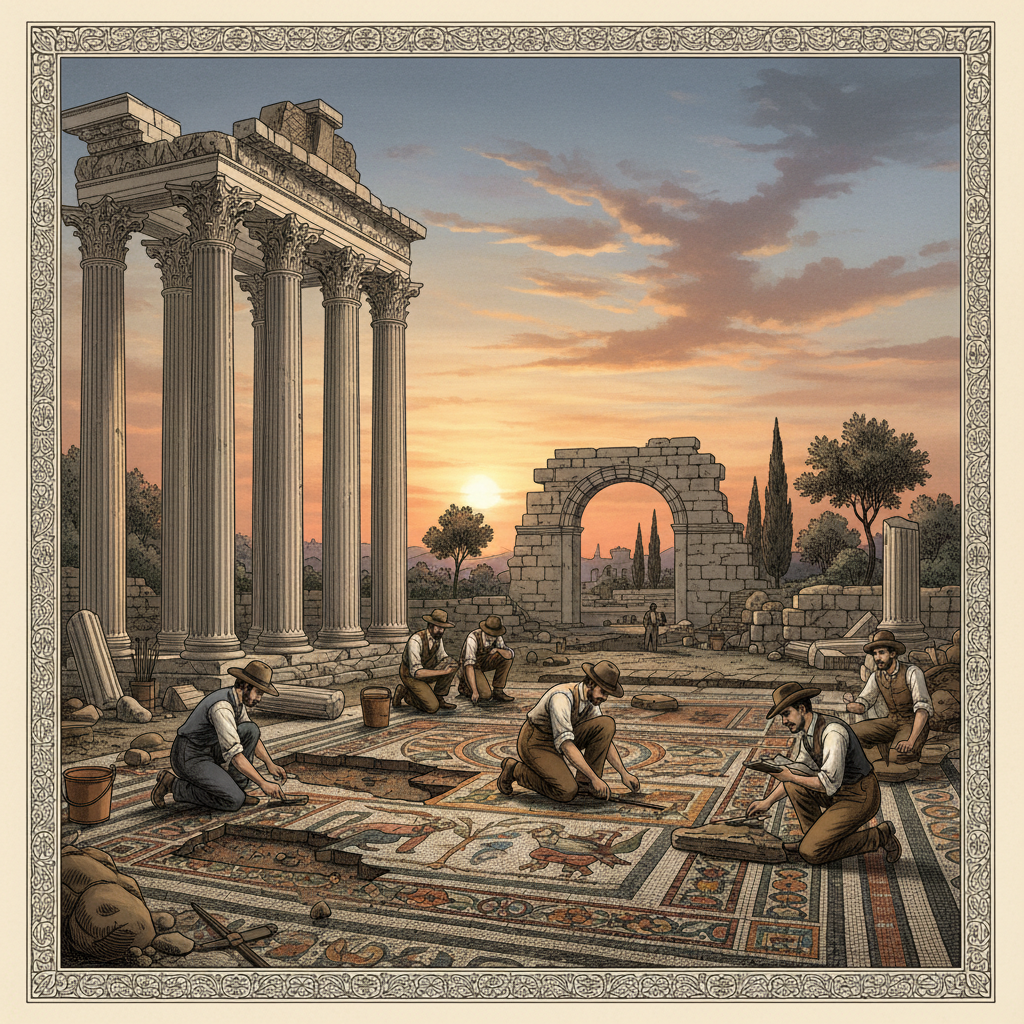 Significant 2nd-Century Roman Temple Dedicated to the God 'Quirinus' with Intact Marble Friezes Uncovered in Ancient Singidunum, Serbia