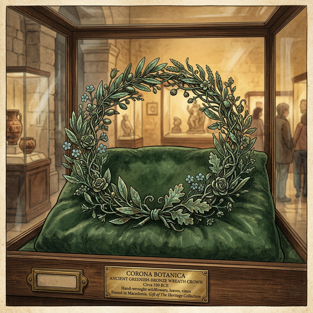 Rare Hallstatt-Era 'Floral-Wreath' Bronze Diadem Found in Austria Points to Early Spring Queen Rituals