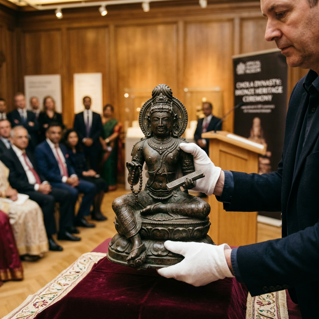 Museum of Fine Arts, Boston Finalizes Repatriation of 10th-Century Chola Bronze of Saint Manikkavacakar to India