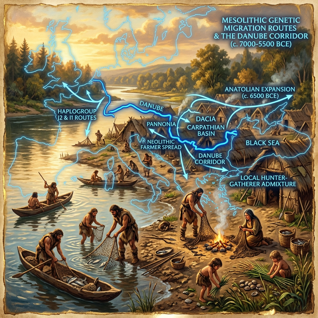 Genomic Study of 9,000-Year-Old 'Danubian' Remains Identifies First Genetic Markers for Early Riverine Urbanization