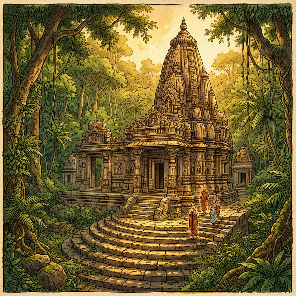 10th-Century 'Paramara' Dynasty Shiva Temple with Unique 'Concentric-Circle' Foundation Discovered in Rural Jhalawar