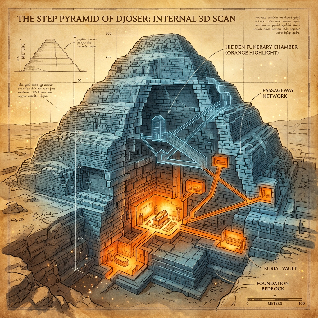 Heritage Tech: 'Hyperspectral Muon Tomography' Uncovers Uncharted Chambers Beneath the 2,500-Year-Old 'Tomb of the Sun' in Peru