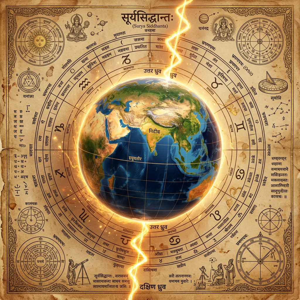 Computational Study of 11th-Century 'Siddhanta-Saravali' Manuscripts Reveals Early Numerical Methods for Modeling Earth's Axial Nutation